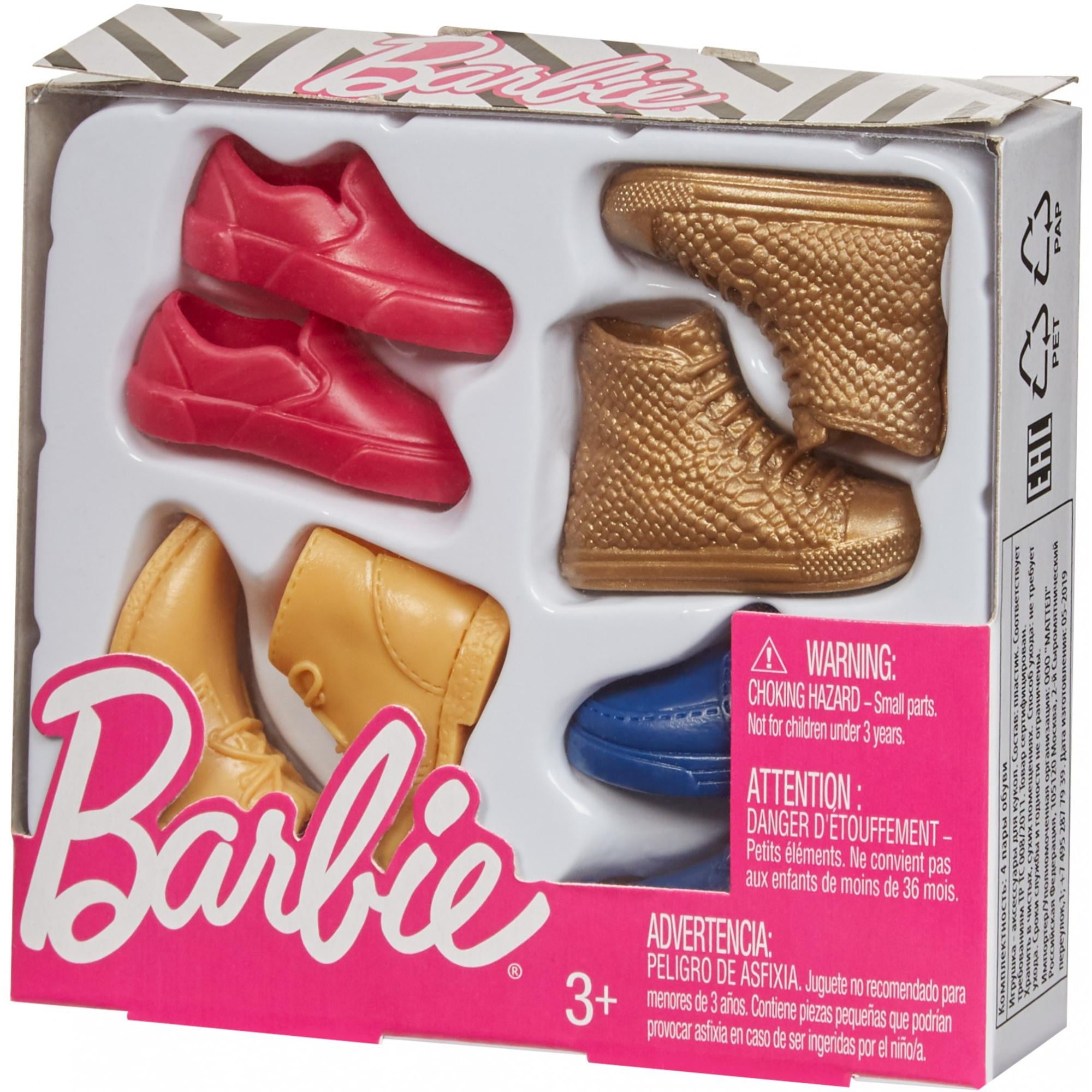 Barbie Accessories Free Shipping New Mattel Barbie Ken Shoes Pack 
