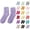 24# Purple, variant on Fuzzy Socks Women - Winter House Slipper Sock - Cozy Thick Warm Sleeping Socks Gold One Size