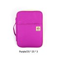 thumbnail image 1 of ruzhgo School Waterproof Dustproof A4 File Paper Bag Document Oxford Cloth Folder Pouch Portable Stationery Accessory Purple, 1 of 9