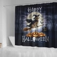 thumbnail image 4 of Happy Halloween Golden Retriever Witch Pumpkins Bats Shower Curtain Goldens Dog Lover Gifts Idea Waterproof Bathroom Bathtub Curtain - 13012, 4 of 5