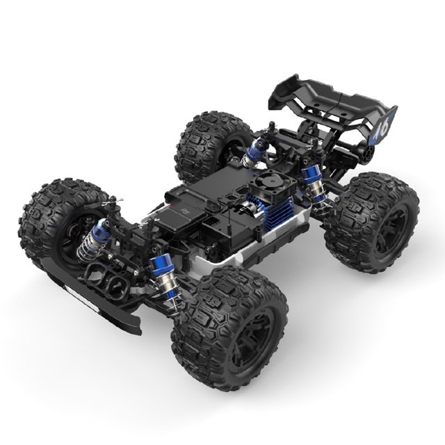 4CH 4WD 4x4 RC Car All Terrains 1/16 38km/h 2.4GHz Vehículo todoterreno (1 batería) Likrtyny Para estrenar
