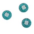 thumbnail image 4 of 50 Unids de Adornos Flatback Colores Diferentes de Resina Suitable para Decoración de Envoltura de Regalos Azul claro Sunnimix Botón de Flatback para artesanía, 4 of 8