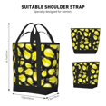 thumbnail image 2 of Insulated Cooler Bag, Light Bulb Pattern Bright Large Freezer Cooler Tote Bags Insulated for Food, Insulated Grocery Shopping Bags with Zippered Top for Travel School Picnic, 2 of 8