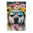 thumbnail image 2 of PHYHOO  Summer Dog Golden Retriever Garden Flag Double Sided Welcome Outside Small Yard Flag White, 2 of 6