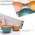 thumbnail image 3 of Aokelily 6PCS Unbreakable 24 Oz Cereal Bowls,Reusable Wheat Straw Kitchen Bowls, Sturdy and Stackable, Dishwasher Microwave Safe, 3 of 5