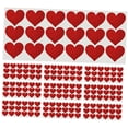 thumbnail image 5 of WRISTBIQUE Wedding Stickers Heart Glitter Sticker Red Glitter Paper 10 Sheets, 5 of 8
