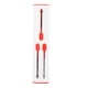 thumbnail image 1 of Bolígrafo de limpieza portátil con , accesorios del de cepillo limpio, eliminación de polvo antiobstrucción, para cámara, teléfono móvil, rojo, 1 of 4