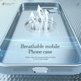 thumbnail image 6 of ELEHOLD Luxury Magnetic Case for iPhone 14 Pro Max 6.7", Hybrid Alloy Case Compatible with MagSafe Wireless Charging Slim Lightweight Shockproof Rugged Case,Blue, 6 of 9