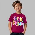 thumbnail image 6 of EnJoCho Girls Short Sleeve T Shirts Kids Summer Crewneck 5th Grade Tops Basic Tees Boys Back-to-School Tshirt School Unifor𝗆 Shirts Back-to-School Tops for Elementar𝗒 Girls, 6 of 6