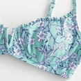 thumbnail image 4 of Zszcpp Bikinis For Women Bathing Suits Beachwear Cut Out Vacation Spaghetti Strap Floral Print Seaside Swimwear Young Adult Swimsuits, 4 of 5