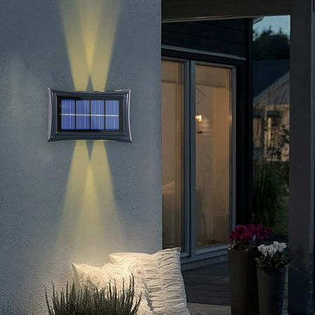 

Outdoor Solar Lights Light Sensor Outdoor Lights Solar Lights Outdoor Rainproof Outdoor Solar Lights For Courtyard Terrace Garden Garage，Gift for Family Home Summer Flash Deals