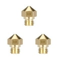 thumbnail image 1 of Destyer 1/2/3/5 3D Printer Nozzle Extruder Nozzle 3D Printer Accessory Replacement for MK10 brass 1.75/0.8mm 3PCS, 1 of 6
