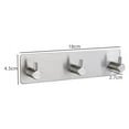 thumbnail image 2 of ENTASSER Towel Hook, Simple Bath Towel Holder, Bathroom Hook, Hand Towel Hanger Wall MountStyle 2, 2 of 6
