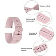 thumbnail image 6 of Uxcell Silicone Watch Band 22mm Quick Release Flexible Rubber Replacement Watch Strap with Stainless Steel Clasp for Men Women, Pink, 6 of 8
