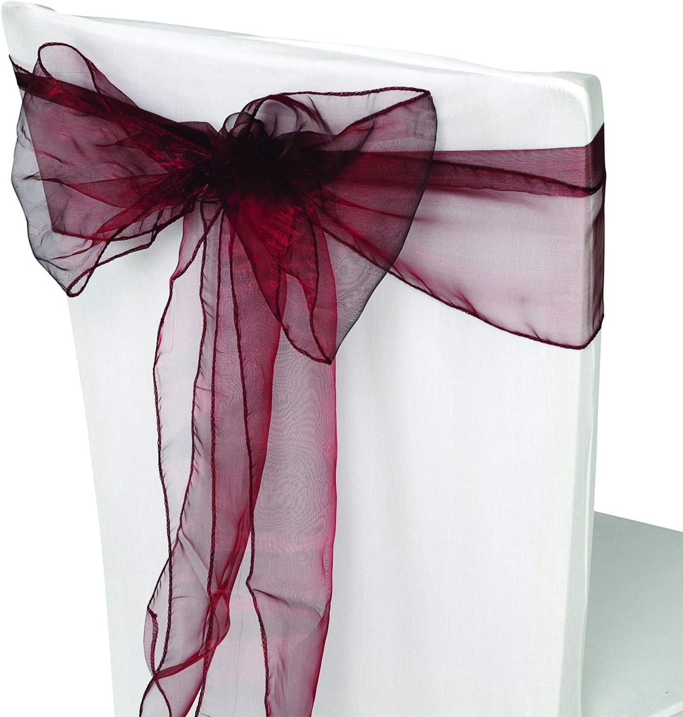 Burgundy sashes online for chairs