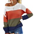 thumbnail image 1 of Jersey De Mujer, Prendas De Punto Para El Hogar A Juego, Cuello Redondo, Manga Larga Suave, Transpirable Para Citas ANGGREK Otros, 1 of 5