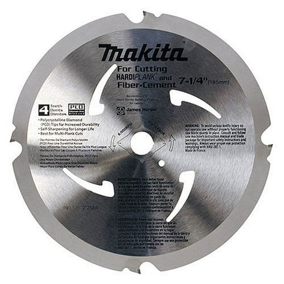 Makita 721263-A 7-1/4-Inch by 4 Tooth Diamond Saw Blade with 5/8-Inch Arbor