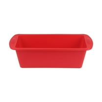 Leodye 1PCS Mini Non-stick Loaf Pan - Rectangular Flexible BPA-free, Easy-release for Baking Bread & Cake - 7.7 * 3.7 * 2.2 inches
