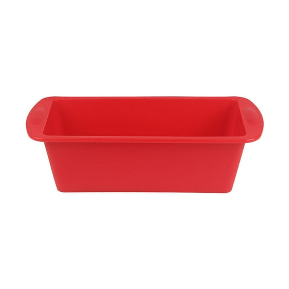 Lolmot Silicone Loaf Pan, Non Stick And Easy To Release Rectangular Silicone Mini Cake Plate For Baking Bread, Flexible BPA Free Silicone Baking Pan