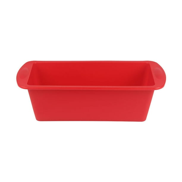 Pisexur Batería de cocina Molde rectangular antiadherente para pan, fácil de desmoldar, flexible y resistente a BPA. para la cocina del hogar