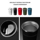 thumbnail image 5 of Monstrate Taza de vacío Taza térmica de acero inoxidable para automóvil Botella aislada de retención portátil Utensilios de cocina Negro 380ML, 5 of 6