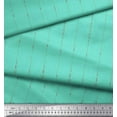 thumbnail image 3 of Soimoi Green polyester Crepe Fabric Stripe Arrow Print Fabric by Yard 52 Inch Wide, 3 of 3