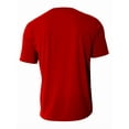 thumbnail image 2 of A4 Spun Poly Tee For Men in Scarlet N3264, 2 of 3