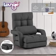 thumbnail image 1 of Arina Fauteuil Inclinable/chaise de Sol en Lin - 5 Positions Réglables, Pliable, 1 of 8