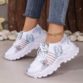 thumbnail image 3 of Women's Walking Shoes Composite Toe Work Barefoot Sneakers Shoes Breathable Flexible Fashion Sneakers for Daily Wear Green Size 8.5, 3 of 6