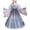 Blue-1, variant on Elegant Traditional Chinese Hanfu Dress Set for Girls, Tang Dynasty Princess Dress with Floral Tulle for Graduation, Halloween, Easter, Christmas Festival
