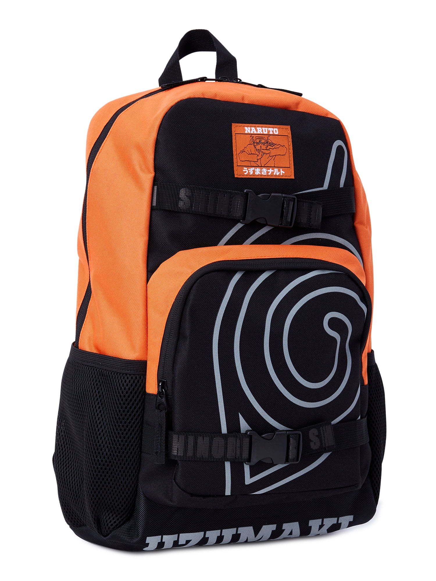 Naruto Unisex_Adult ECO 2.0 Symbol Backpack, Orange