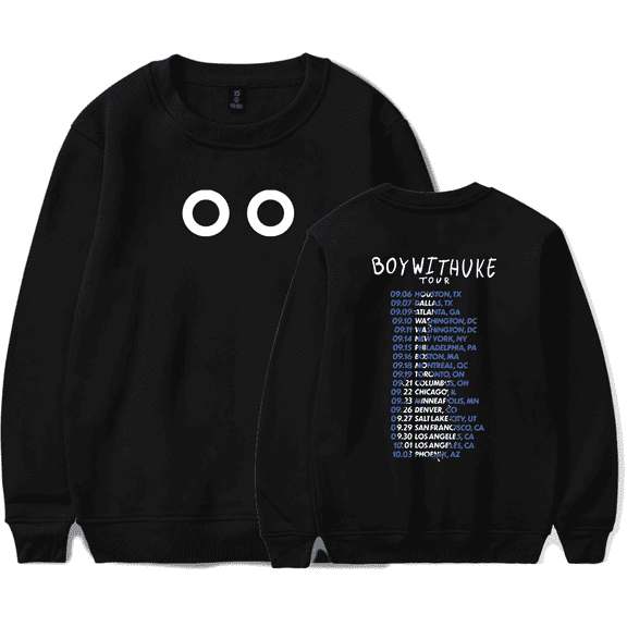 Boywithuke Merch Long Sleeve Hooded Sweatshirt New Boywithuke Tour Hoodie Tracksuit Pullovers