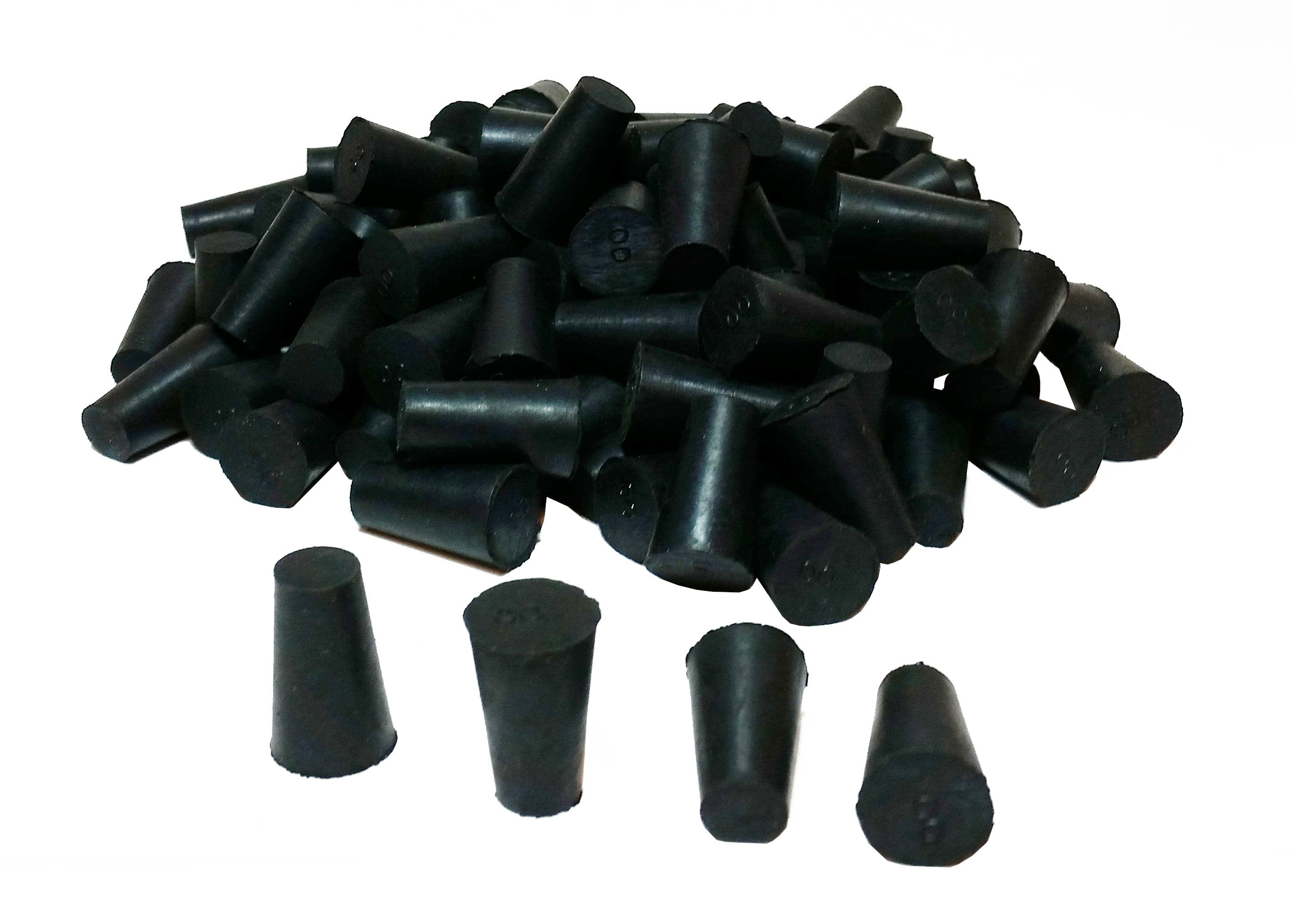 1Pound Pack Solid Size 4 GSC International RS4 Rubber Stoppers