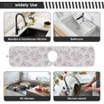 thumbnail image 6 of Coolnut 2 PCS Faucet Splash Catcher, Spring Tender Flowers - Dandelions Microfiber Cloth Kitchen Faucet Absorbent Mat Sink Splash Guard Faucet Mat Sink Water Absorbent Mat for Kitchen, 14"x5", 6 of 7