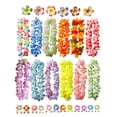 thumbnail image 1 of 50 PCS Suave Hawaiano Leis Luau Decoraciones de Fiesta Tropical Favores de Fiesta Lei Flor Besfony Besfony, 1 of 7