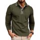 thumbnail image 1 of pstuiky camisas de manga larga para hombre, Cárdigan informal de manga larga con botones y bolsillo para hombre Tops de hombre s, 1 of 7