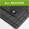 thumbnail image 4 of Auto Drive 4 Piece Black Custom Fit Rubber Floor Mats for SUV and Crossover, 4 of 5