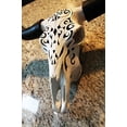 thumbnail image 4 of Oversized Wildlife Longhorn Steer Bull Stencil Art 26" Long Decorative Wall Plaque Figurine, 4 of 5