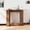 Walnut-35 Inch, variant on Diubas Narrow Console Table, 55 Inch, Fluted Sofa Table Entryway Table Behind The Couch for Living Room, Hallway, Foyer, Walnut