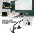 thumbnail image 3 of Multimedia Socket, Multimedia Information Panel Outlet Fire Proof 3.5MM Sound RJ45   for Office, 3 of 7