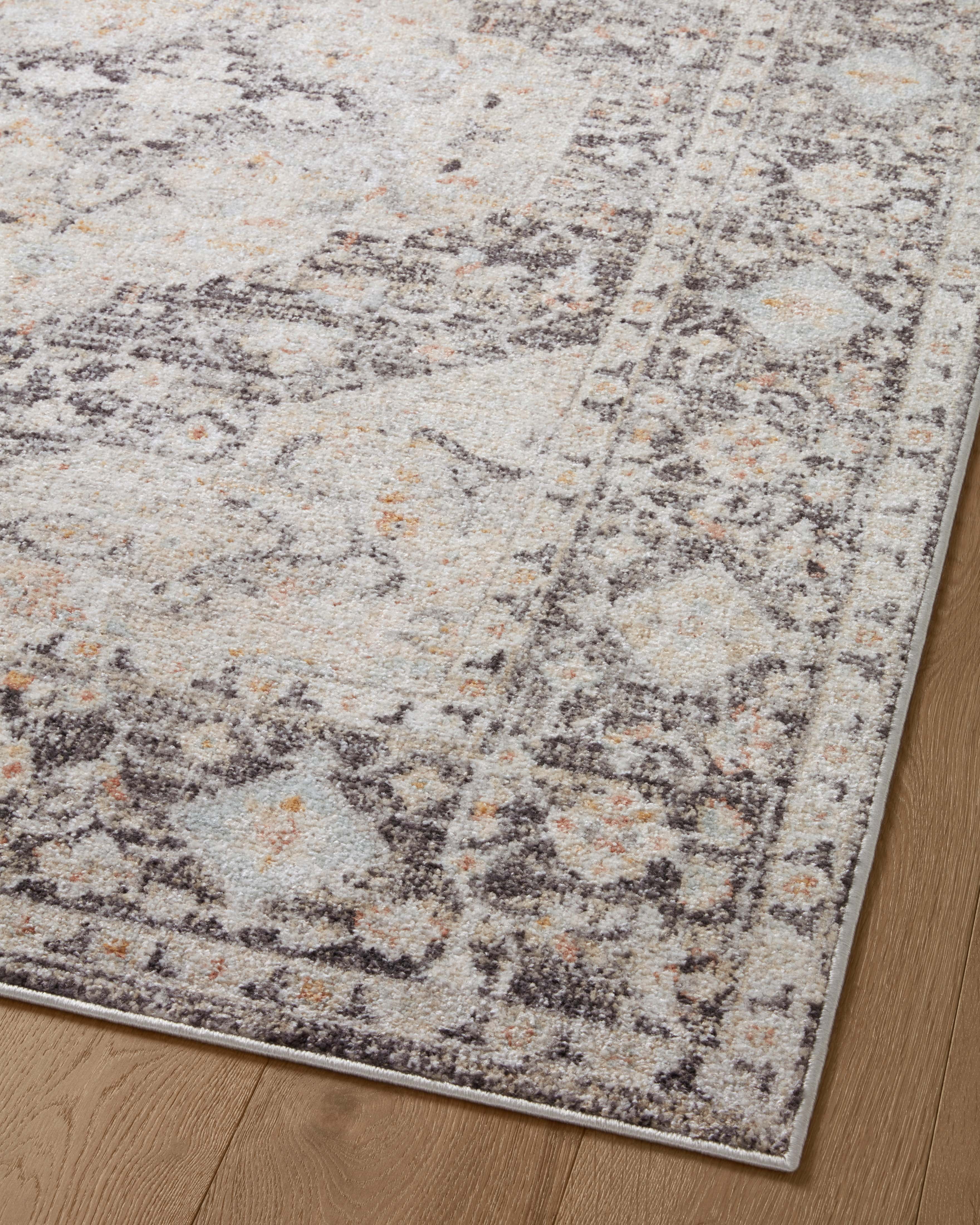 Loloi Monroe Charcoal / Multi 2'-6" x 4'-0" Accent Rug