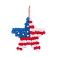 thumbnail image 2 of Patriotic 4th of July Wreath for Front Door – Red White and Blue Independence Day and Memorial Day Decor, Star Themed Farmhouse Style Outdoor Holiday Decoration, 2 of 6