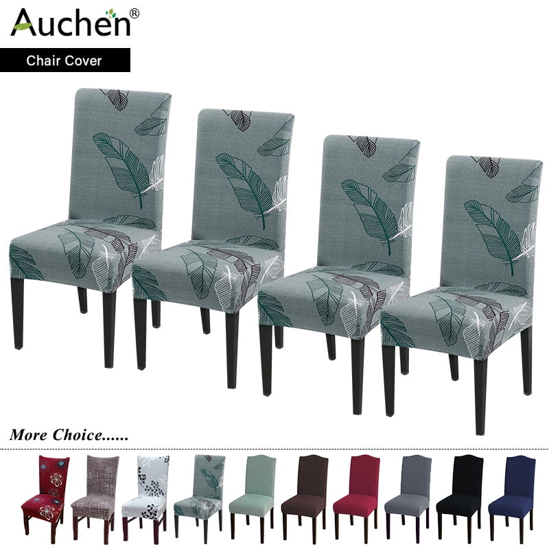 Printed Patterns Chair Covers, AUCHEN High Stretch Chair Covers for