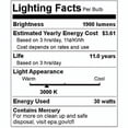 thumbnail image 3 of Satco S6507 - 30 watt; T9; Circline Fluorescent; 3000K Warm White; 82 CRI; 4-Pin base, 3 of 3
