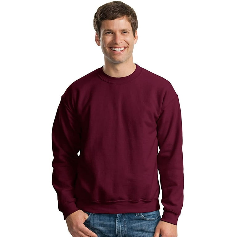 Gildan Men’s Long Sleeve Crewneck Sweatshirt. 18000 - Walmart.com