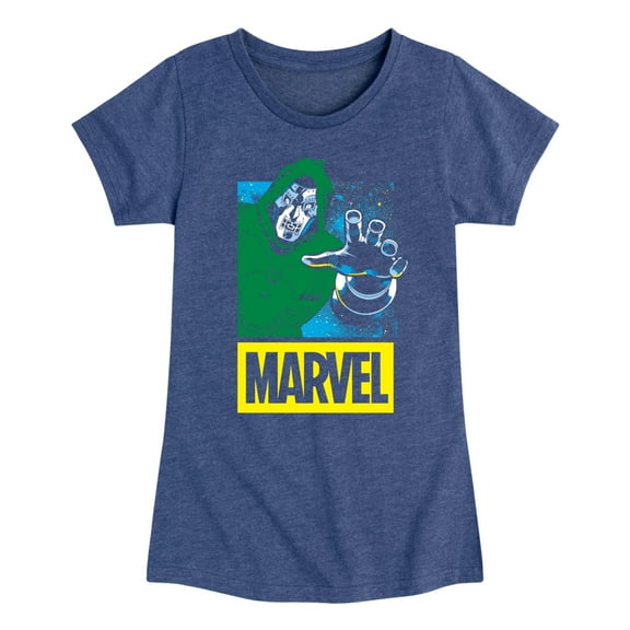 Marvel - Fantastic Four Dr. Doom Logo - Youth Girls Short Sleeve T-Shirt