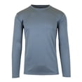 thumbnail image 2 of Men's Moisture Wicking Long Sleeve Performance Crew Neck Tagless Tee (Sizes, S-2XL), 2 of 6