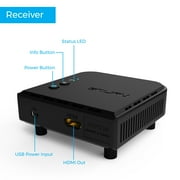 Nyrius ARIES Pro+ Wireless HDMI Video Transmitter & Receiver to Stream 1080p Video up to 165ft from Laptop, PC, Cable Box, Game Console, DSLR Camera with Bonus HDMI Cable (NPCS650)