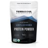 Terrasoul Superfoods Organic Vegan Protein Powder, Unflavored, 12.0 Oz