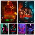 thumbnail image 2 of Cuadro de personajes de la película Fear Street para la decoración de la pared de la sala de estar, pósteres de pintura en lienzo retro de diseño moderno para el hogar, 2 of 5